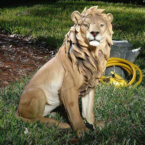 Design Toscano King Of Beasts 27 In Animal Garden Statue At