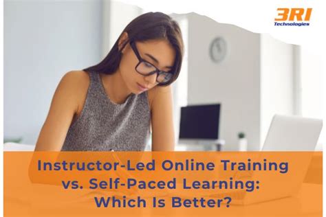 Instructor Led Online Training Vs Self Paced Learning 3ri