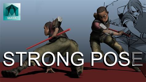 Animation Tutorial How To Create Strong Pose 2 Youtube