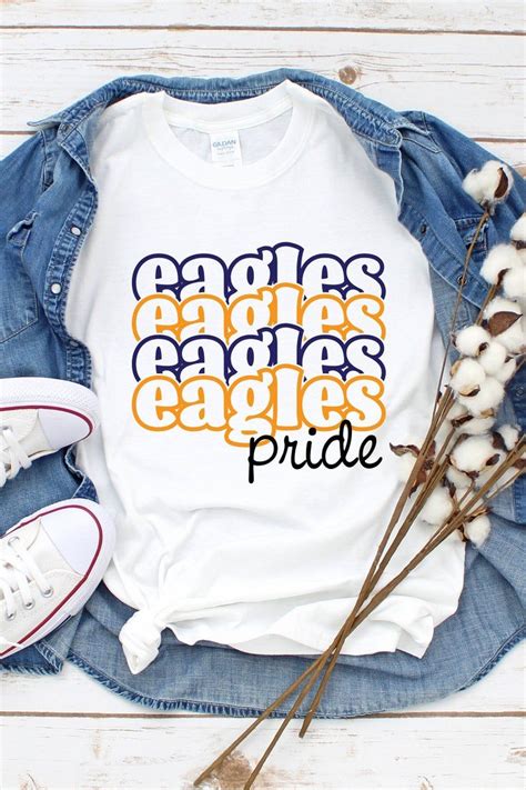 Download Eagles Pride SVG Eagles Retro SVG Eagles T-shirt Svg Eagles | Etsy in 2020 | School spirit ...