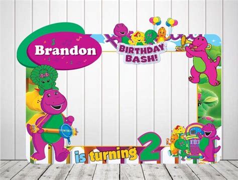 Barney And Friends Birthday Banner