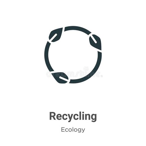 recycling symbol vector icon on white background flat vector recycling symbol icon symbol sign