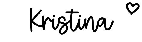 Kristina The Name In Script