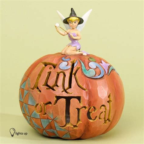 Tinkerbell Lighted Halloween Pumpkin Disney Traditions Tinkerbell