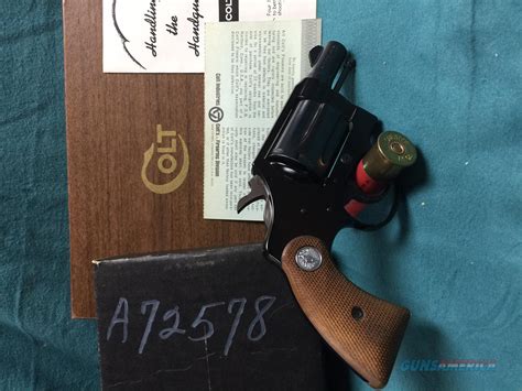 Colt Agent Unfired Original Box 1969 For Sale