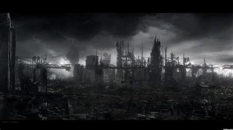 Dark City Background ·① Wallpapertag