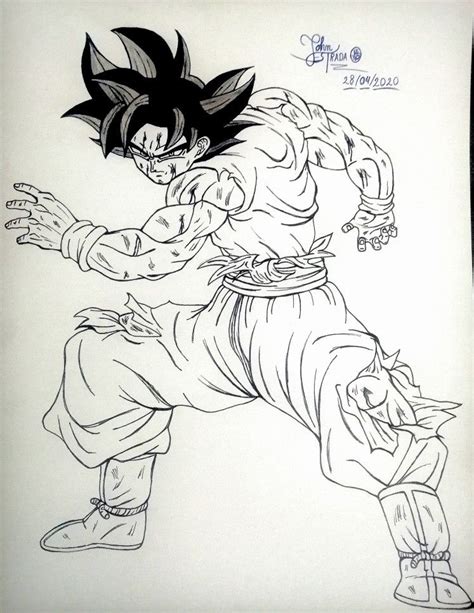 35 Tendencias Para Dibujos De Goku Ultra Instinto Para Colorear E