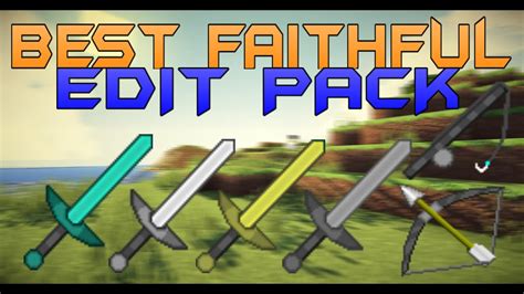 Minecraft Pvp Texture Pack Best Faithful Edit Uhc