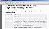 Navy Federal Credit Union Credit Card Application Status