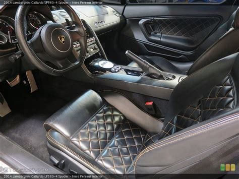 Nero Perseus Interior Photo For The 2014 Lamborghini Gallardo Lp560 4