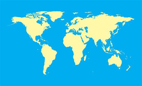World Map Basic Stock Illustration Download Image Now Istock