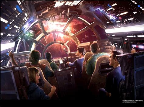 Millennium Falcon Smugglers Run In Star Wars Galaxys Edge At Disney