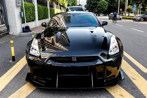 Blacked Out Nissan GT R By Liberty Walk Carz Tuning