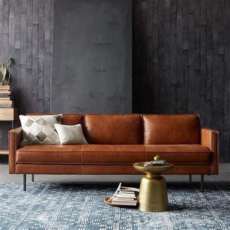 10 Modern Decor Brown Leather Sofa