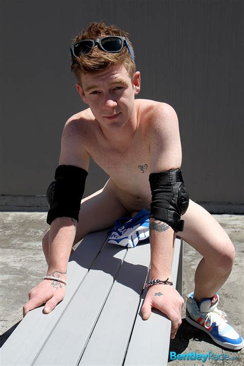 Red Headed Aussie Cody James Naked On The Roof At Suck A Boner