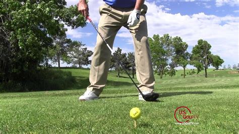Golf Driver Tips Proper Ball Position To Hit Up On The Ball Youtube