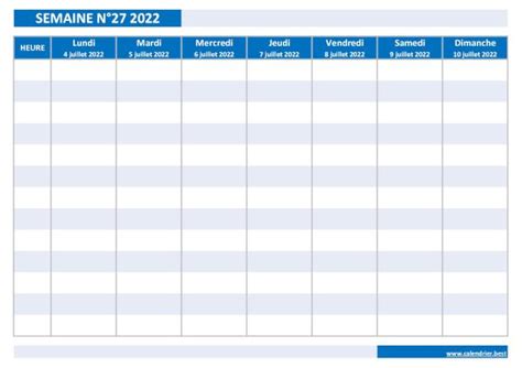 Planning Semaine 2022 Semaine 2 2022 Dates Calendrier Et Planning