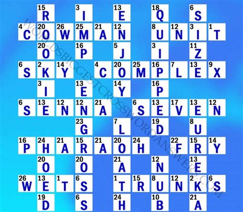 Worlds Biggest Crossword Codewords Puzzle 9 Answers Worlds Biggest