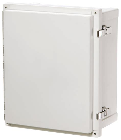 Designed for indoor or outdoor electrical material options include plastic (abs or polycarbonate) and metal (steel or stainless steel). AR181610CHSSL Fibox, Plastic Enclosure, Hinged Cover ...