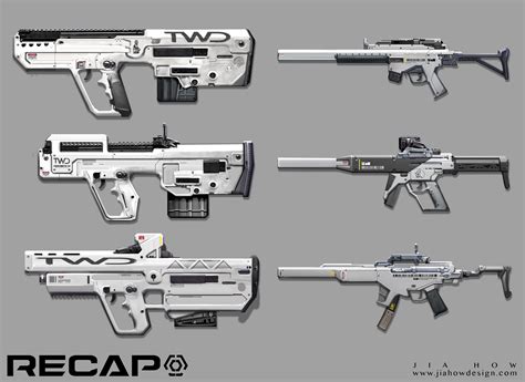 Recapweapon Design By Jia How Lee Sci Fi 2d Cgsociety Sci Fi