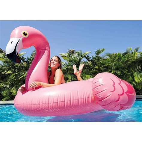 Intex Óriás flamingó sziget felfújható gumimatrac (218 x 211