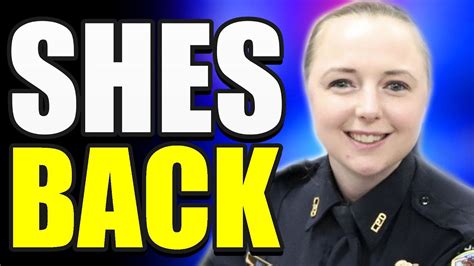 Megan Hall Is Back And Shes Suing The Police She Banged Tldr Youtube