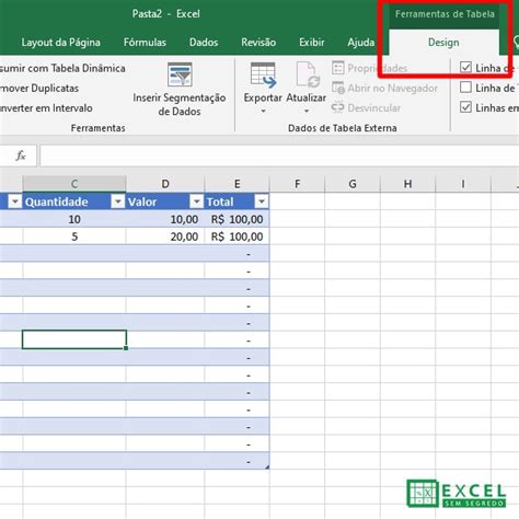 Como Fazer Tabelas No Excel Passos De Como Criar Uma Tabela