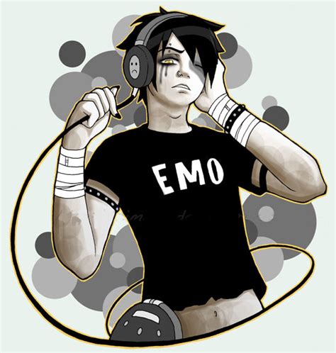 Headphone Emo By Deadpoolvsspawn On Deviantart