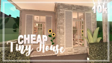 Bloxburg Cheap Tiny House 10k House Build Youtube