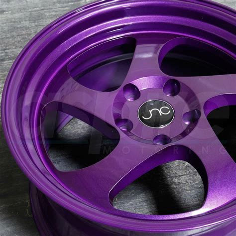 17x817x9 Jnc 034 5x100 3025 Candy Purple Wheels Rims Set4 731 Wheels