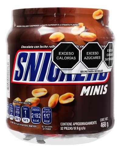 2 Pack Chocolate Relleno Caramelo Y Cacahuate Snickers 468 Meses Sin