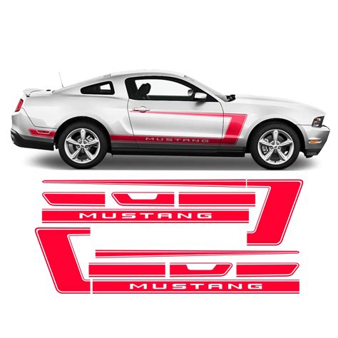 Boss Style Side Stripes For Ford Mustang 2005 2014 Autodesignshop