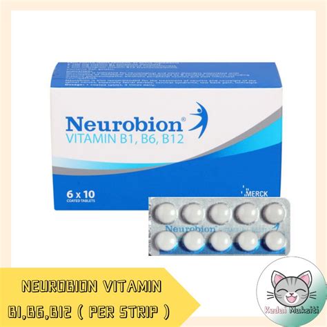neurobion vitamin b1 b6 b12 10 s shopee malaysia