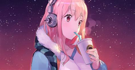 Cute Anime Girl With Headphones Wallpaper Hd Malaysia News4