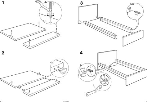 Ikea Malm Double Bed Assembly Instructions Hanaposy