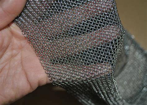 304l Stainless Steel Welded Rings Chainmail Mesh Fabric For Decoration