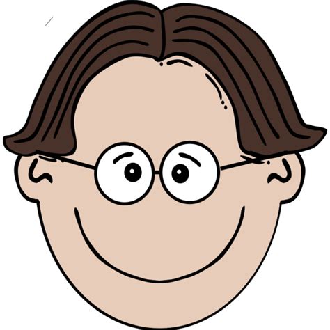 Smiling Boy With Glasses 2 Png Svg Clip Art For Web Download Clip