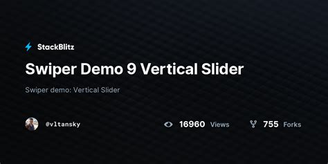 Swiper Demo 9 Vertical Slider Stackblitz