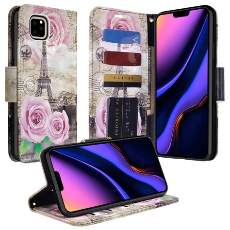Iphone 11 Pro Case Wallet Leather Flip Pouch Cover Folio Kickstand
