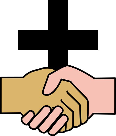 Filechristian Handshakesvg Wikimedia Commons