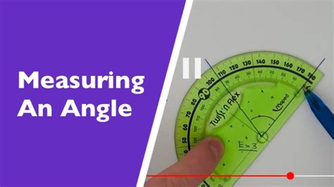 How To Measure An Angle Using A Protractor 0 To 180 Degree Angle