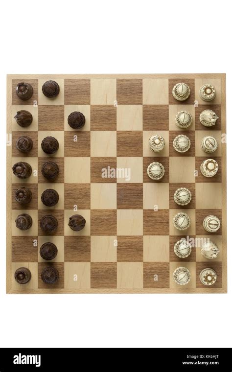 Wooden Checker Board Stock Photo Alamy