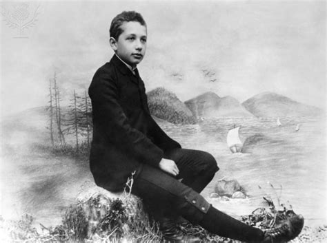 Albert Einstein As A Boy This Photo Was Taken In 1884 At The Age 5