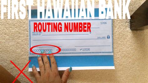 I'm currently not working , and i also just got surgery on my arm. What Is First Hawaiian Bank Routing Number? 🔴 - YouTube