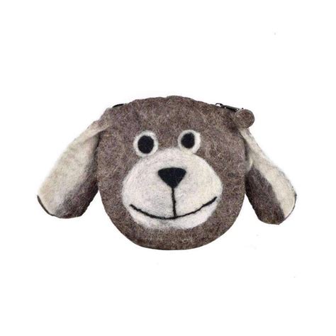 Doggy Wool Felt Coin Purse Life Soleil Dog Advice Dog Shop Cat Help