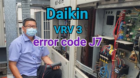 How To Rectify Error Code J7 Daikin VRV 3 YouTube