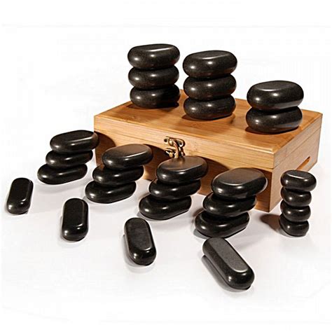 28 Piece Body Massage Hot Stone Set Hair And Beauty Warehouse