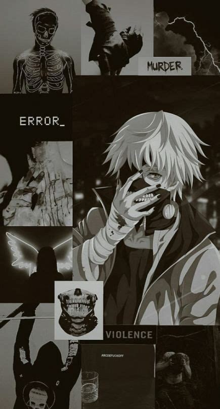 Aesthetic black and white anime wallpaper pc. Super anime aesthetic wallpaper black 50+ Ideas