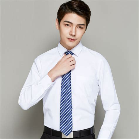 Customize Style Cotton Men Formal Long Sleeve Dress Shirt China Men