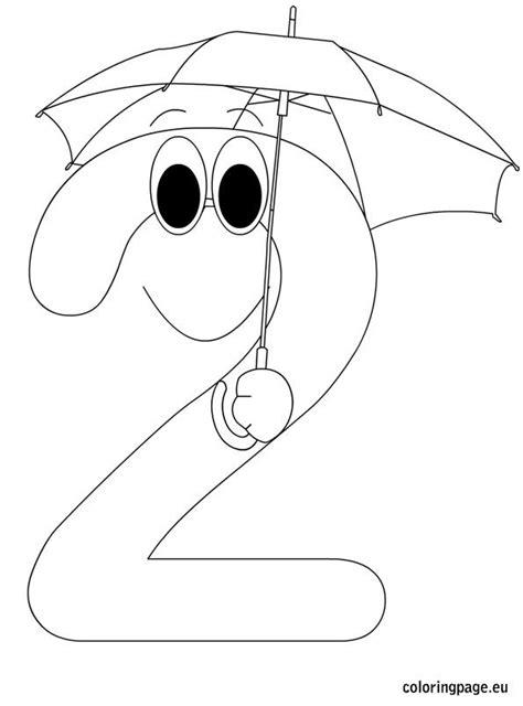 Number Two Coloring Page Lego Coloring Pages Kindergarten Coloring